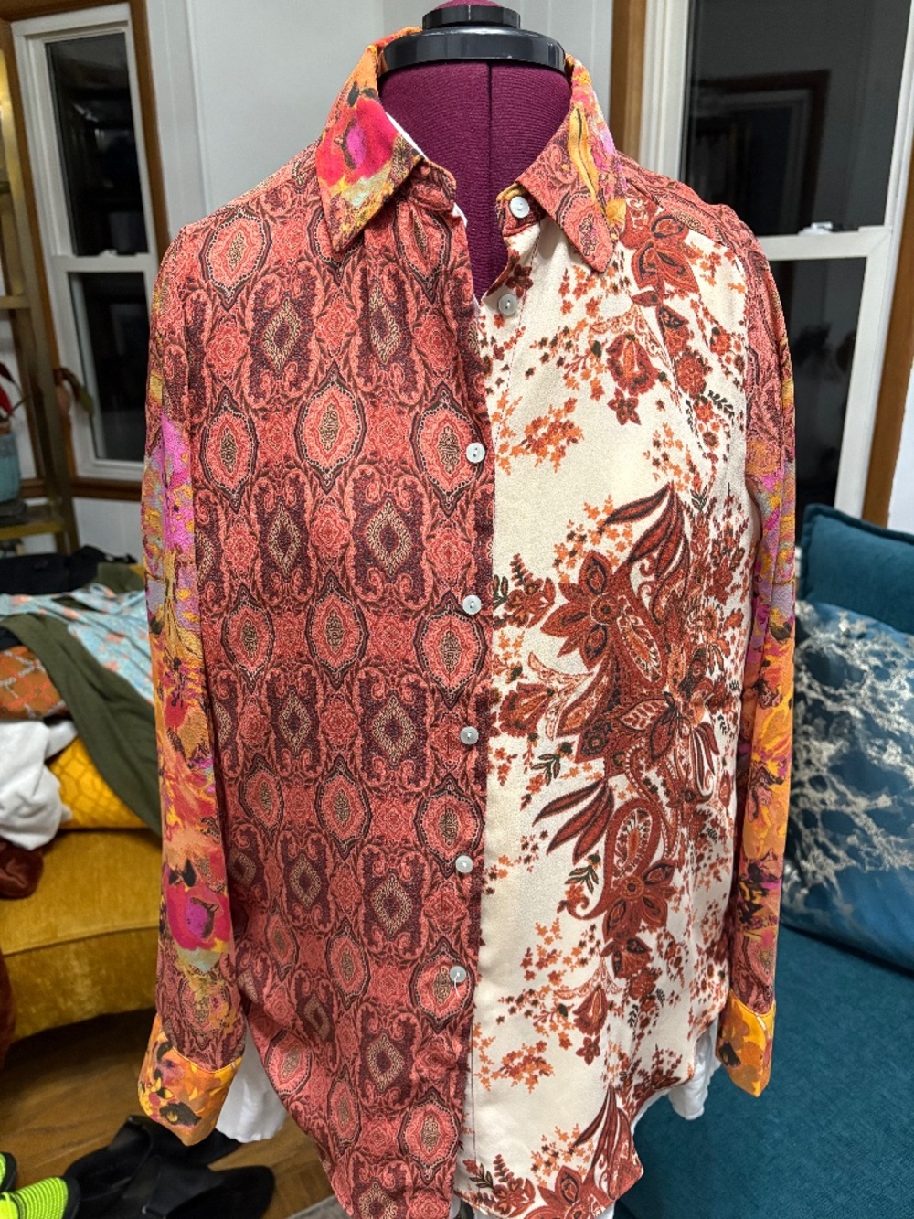 ROSE & OLIVE Multicolor Blouse